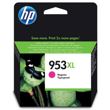 HP inktcartridge 953XL magenta, 1600 pagina's - OEM: F6U17AE
