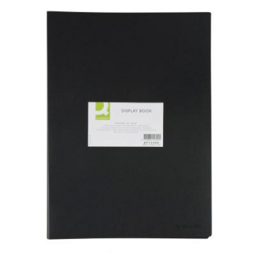 Q-Connect showalbum, A3, 20 tassen, zwart