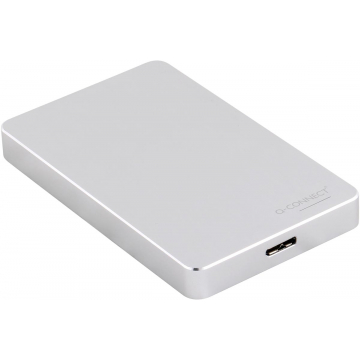 Q-CONNECT externe harde schijf USB 3.0, zilver, 2 TB