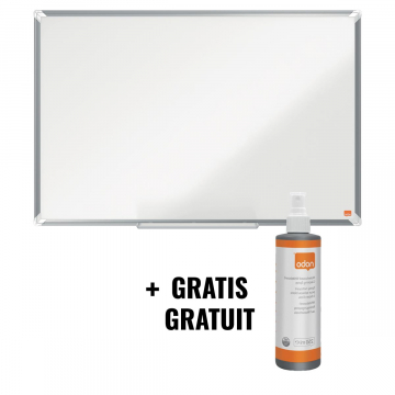 ACTIE NOBO: 1 x magnetisch whiteboard 90x60 (ref. 1915155) + GRATIS 1 x whiteboardreiniger (ref. 1915708)