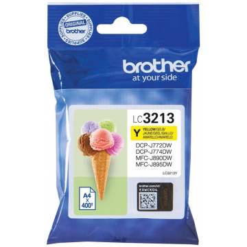 Brother inktcartridge geel, 400 pagina's - OEM: LC-3213Y