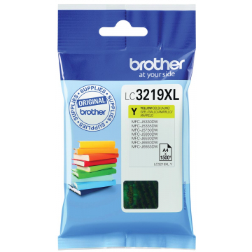 Brother inktcartridge geel, 1500 pagina's - OEM: LC-3219XLY