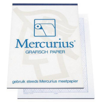 Mercurius isometrisch grafisch papier, 50 vel, ft A3