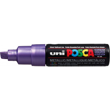 uni-ball Paint Marker op waterbasis Posca PC-8K paars metaal