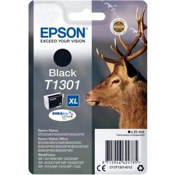 Epson inktcartridge T1301 zwart, 945 pagina's - OEM: C13T13014012