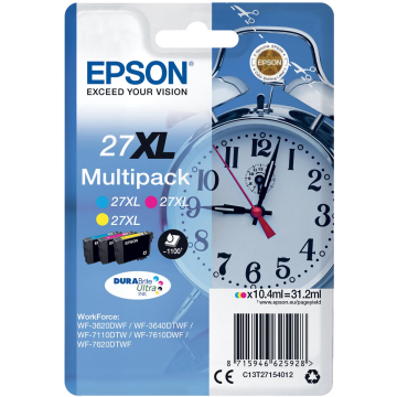 Epson inktcartridge 27XL, 3 kleuren, 1100 pagina's - OEM: C13T27154012