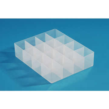 Really Useful Box, divider met 16 vakjes, transparant