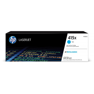 HP toner 415X, 6 000 pagina's, OEM W2031X, cyaan