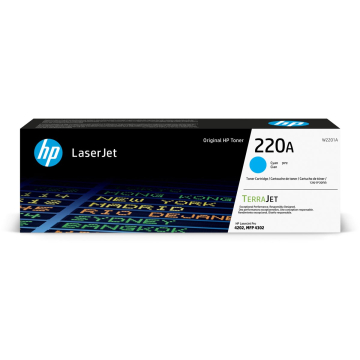 HP toner 220A, 1.800 pagina's, OEM W2201A, cyaan