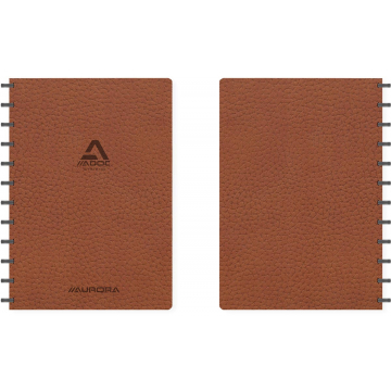 Adoc Business schrift, ft A4, 144 bladzijden, geruit 5 mm, bruin