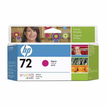 HP cartouche d'encre 72, 130 ml, OEM C9372A, magenta