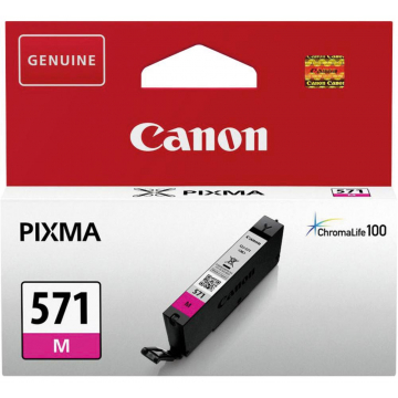 Canon cartouche d'encre CLI-571M, 173 photos, OEM 0387C001, magenta