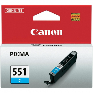 Canon cartouche d'encre CLI-551C, 332 pages, OEM 6509B001, cyan