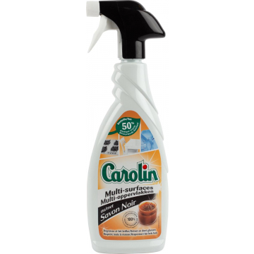 Carolin allesreiniger met zwarte zeep, spray van 650 ml