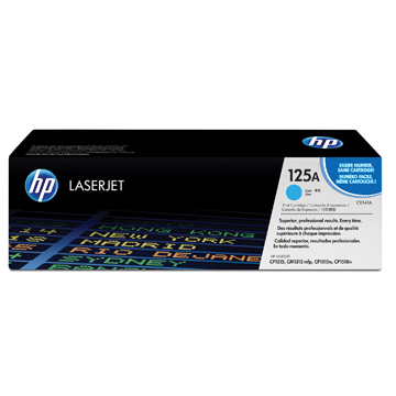 HP toner 125A, 1 400 pages, OEM CB541A, cyan