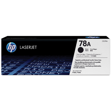 HP toner 78A, 2 100 pages, OEM CE278A, noir