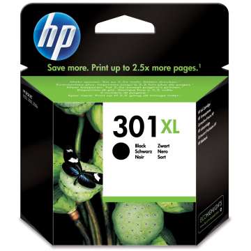 HP cartouche d'encre 301XL, 480 pages, OEM CH563EE, noir