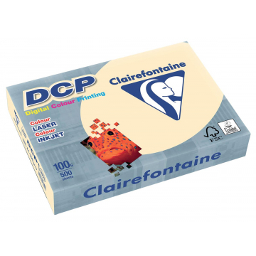 Clairefontaine DCP papier de présentation A4, 100 g, ivoire, paquet de 500 feuilles