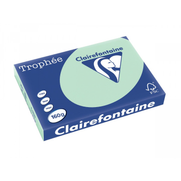 Clairefontaine Trophée Pastel A3 groen, 160 g, 250 vel