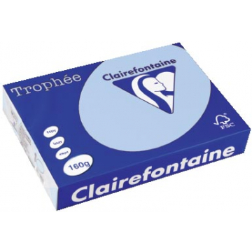 Clairefontaine Trophée Pastel A4 blauw, 160 g, 250 vel