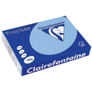 Clairefontaine Trophée Pastel A4 helblauw, 120 g, 250 vel