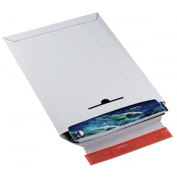 Colompac enveloppe d'expédition CP012, ft 24,5 x 34,5 x 3 cm, blanc