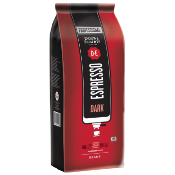 Douwe Egberts koffiebonen, espresso Dark, pak van 1 kg