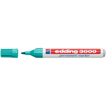 Edding marqueur permanent 3000 turquoise