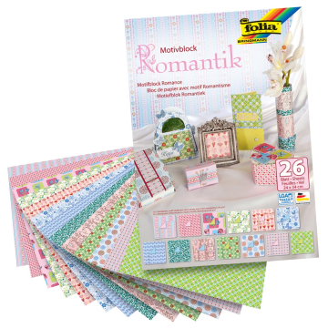 Folia Papier avec motif romantisme