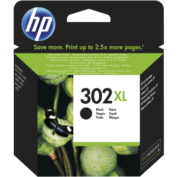HP inktcartridge 302XL zwart, 480 pagina's - OEM: F6U68AE