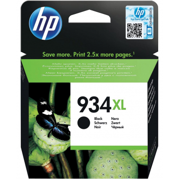 HP cartouche d'encre 934XL, 1.000 pages, OEM C2P23AE, noir