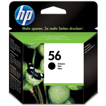 HP cartouche d'encre 56, 520 pages, OEM C6656AE, noir