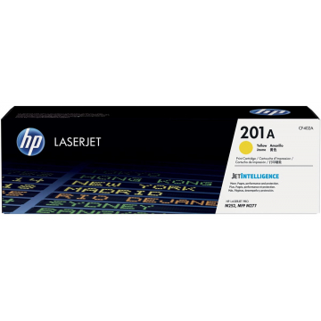 HP toner 201A, 1 400 pages, OEM CF402A, jaune