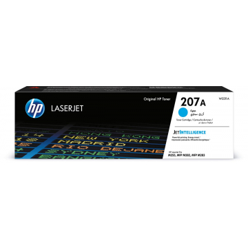 HP toner 207A, 1.350 pagina's, OEM W2211A, cyaan