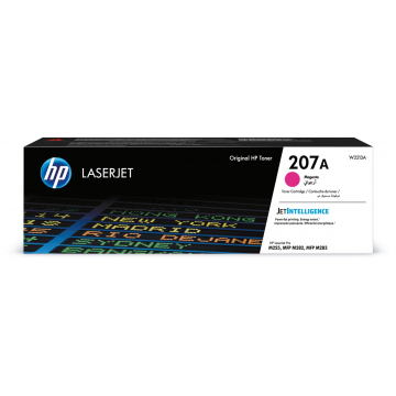 HP toner 207A, 1.350 pagina's, OEM W2213A, magenta