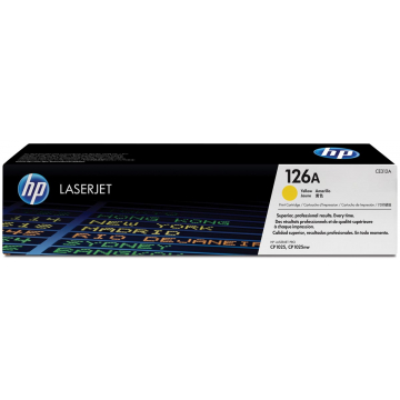 HP toner 126A, 1000 pages, OEM CE312A, jaune