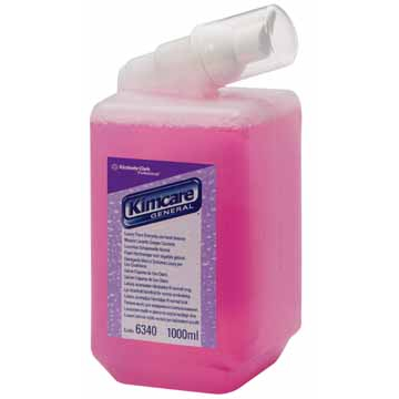 Kleenex savon mains, mousse, flacon de 1 litre