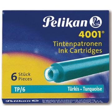 Pelikan inktpatronen 4001 turkoois