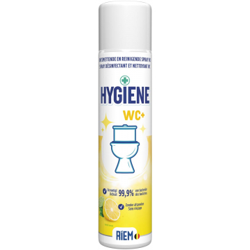 Riem Hygiene WC+ toiletreiniger, spray van 300 ml