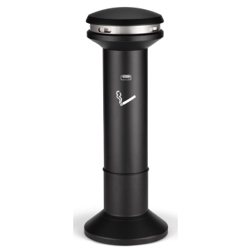 Rubbermaid cendrier Infinity, ft 40 x 101 cm, noir