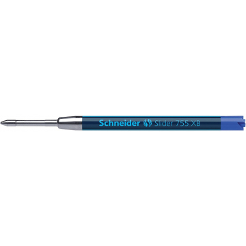Schneider recharge stylo bille Slider 755 XB, bleu
