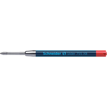 Schneider recharge stylo bille Slider 755 XB, rouge