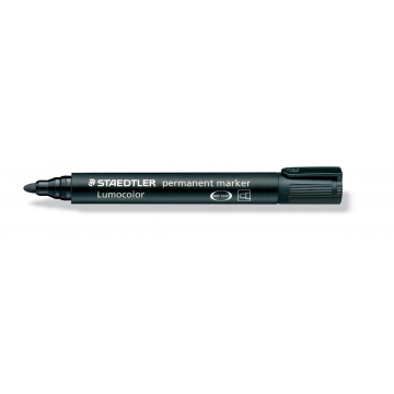 Staedtler permanente marker zwart, schrijfbreedte 2 mm, ronde punt