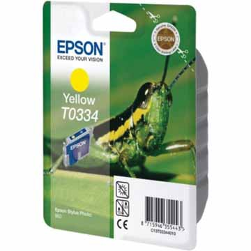 Epson cartouche d'encre T0334, 440 pages, OEM C13T03344010, jaune