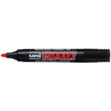 Uni marker voor flipchart Prockey PM-122 rood