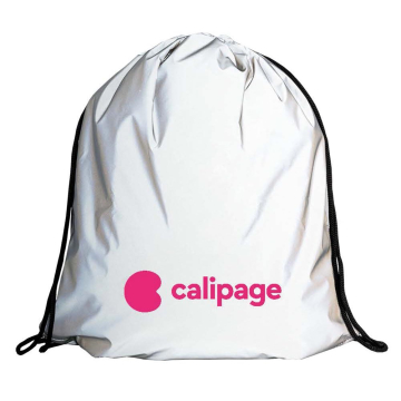 Wowow rugzak met reflecterende zijde, ft 34 x 43 cm, grijs en zwart