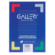 Gallery étiquettes blanches ft 105 x 148,5 mm (l x h), coins carrés, 4 par feuille