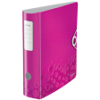 Leitz WOW classeur à levier Active, dos de 7,5 cm, rose