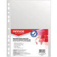OFFICE products pochette perforée, ft A4, 55 microns, lisse, paquet de 100 pièces