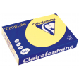 Clairefontaine Trophée Pastel, papier couleur, A4, 120 g, 250 feuilles, jonquille